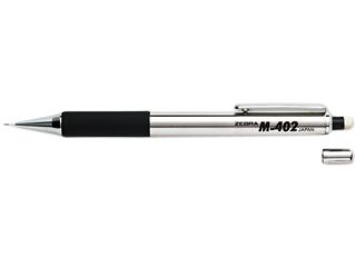 Zebra 59210 M 402 Mechanical Pencil, 0.50 mm, Stainless Steel Barrel