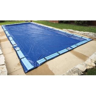 Dirt Defender   15 Year Rectangular In Ground Pool Winter Cover In