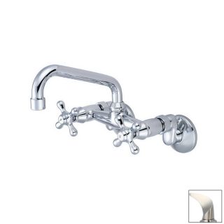 Pioneer Industries Premium Brushed Nickel 2 Handle Widespread Bathroom Faucet