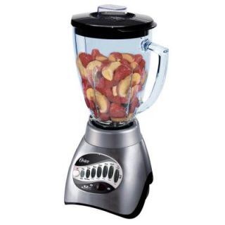 Oster 12 Speed Blender with 6 Cup Plastic Jar in Brushed Nickel 006811 C00 NP0