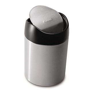 simplehuman Stainless Steel Countertop Trash Can