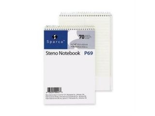 Steno Notebook, Pitman Ruled, 70 Sheets, 6"x9", Green SPRP69