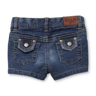 Route 66   Infants and Toddlers Girls Jean Shorts   Flowers