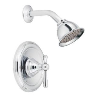 MOEN Kingsley Single Handle 1 Spray Shower Faucet Trim Kit Only in Chrome (Valve Sold Separately) T3112