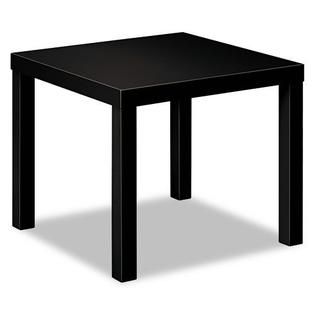 Basyx Laminate End Table, 24 x 24 x 20, Black   Office Supplies