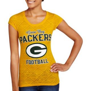 NFL Juniors Packers Short Sleeve Burnout Tee