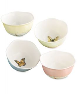 Lenox Butterfly Meadow Dessert Bowls, Set of 4