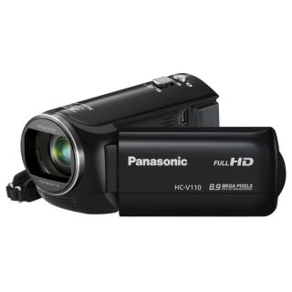 Panasonic HC V110 Digital Camcorder   2.7 LCD   BSI MOS   Full HD