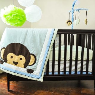 Pam Grace Creations 10 Piece Crib Bedding Set   Maddox Monkey    Pam Grace Creations