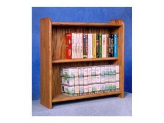 Wood Shed 207 Solid Oak Cabinet for DVDs, VHS tapes, books and more