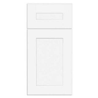 Home Decorators Collection 13x13 in. Cabinet Door Sample in Newport Pacific White SD1313 NPW