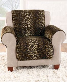 Sure Fit Pet Velvet Leopard Slipcover Throws   Slipcovers   For The