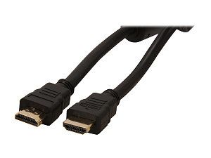HDM MMBB HSE50BK 50 ft. Black Premium Series Ultimate High Speed HDMI Cable with Ethernet Gold Plated Connector w/   HDMI Cables