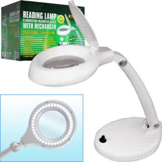 Stalwart Illuminated Magnifier Glass with Recharger