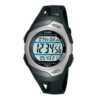 Casio Black Digital Watch With Stopwatch   Jewelry   Watches   Womens