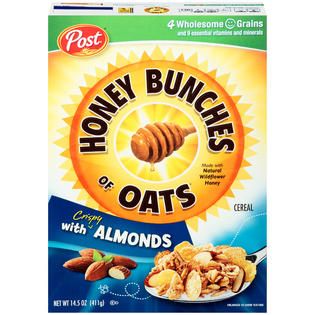 Honey Bunches of Oats With Almonds Cereal 14.5 OZ BOX   Food & Grocery