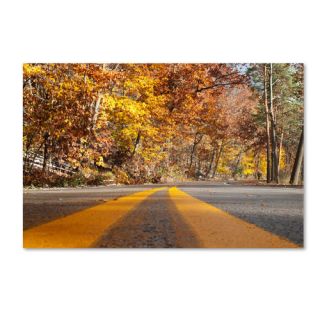 Autumn Road by Kurt Shaffer Photographic Print Gallery Wrapped on