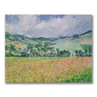 Trademark Fine Art 18 in. x 24 in. The Poppy Field Near Giverny Canvas Art BL0381 C1824GG