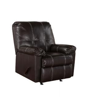Essential Home Brown Malcolm Bonded Leather Rocker