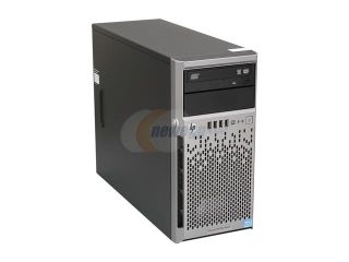 HP ProLiant ML310e Gen8 Micro ATX Tower (4U) Server System Intel Xeon E3 1240V2 3.4GHz 4C/8T 4GB (1 x 4GB) DDR3 No Hard Drive 674787 001