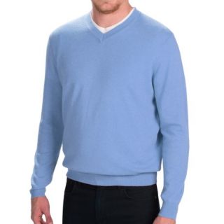 Forte Cashmere V Neck Cashmere Sweater (For Men) 80