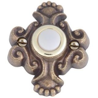Atlas Homewares Alhambra Collection Burnished Bronze 2.5 in. Bell Button DB638 BB