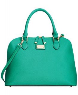 Calvin Klein Aberdeen Saffiano Dome Satchel   Handbags & Accessories
