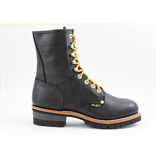 AdTec Mens 9 Logger Boots Black   Clothing, Shoes & Jewelry   Shoes