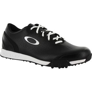 Oakley Mens Black/White Ripcord Spikeless Golf Shoes   16099224