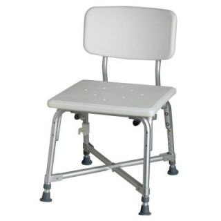 Medline Bath Safety Bariatric Bath Chair with Back MDS89745AXW