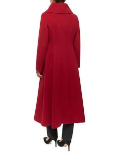 Jacques Vert Long Fit And Flare Dress Coat