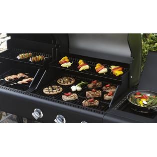 Kenmore 3 Burner Charcoal/Gas Combo Grill, Cover, & A