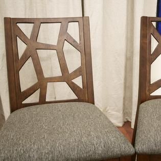 Baxton  Jenifer Modern Rubberwood Dining Chair (Set of 2), Medium