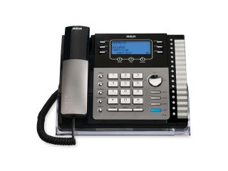 RCA 25424RE1 4 line Operation 4 Line Small Business System Desk Phone with Caller ID