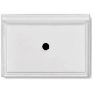 Aquatic 32 in. x 32 in. Single Threshold Composite Shower Base in White 3232CPAN WH