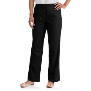 White Stag Women's Elastic Waistband Woven Pull On Pants available in Regular and Petite