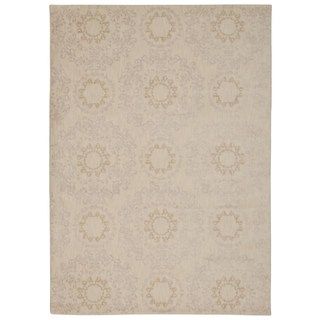 Rug Squared Wellesley Ivory Graphic Area Rug (93 x 129)   16767185