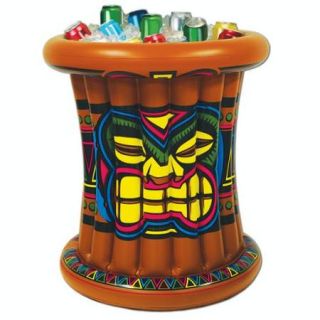 Pack of 6 Giant Inflatable Hawaiian Luau & Birthday Party Tiki Drink Coolers 25"
