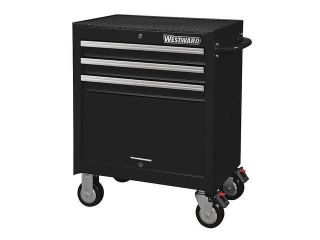 Rolling Cabinet, Black ,Westward, 32H886