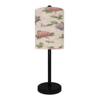 Illumalite Designs 22 in Black Table Lamp with Shade