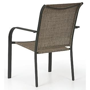 Essential Garden  Bartlett Neutral Stack Chair