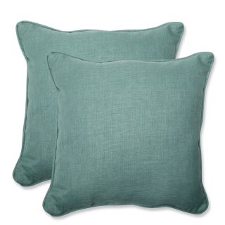 Pillow Perfect Outdoor Green 18.5 inch Throw Pillow (Set of 2