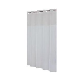Hookless Shower Curtain in Mystery White with Snap Liner RBH40MY231