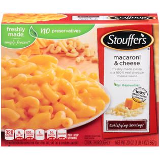 Stouffers Freshly made pasta in a 100% Real Cheddar cheese sauce