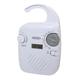 Jensen AM/FM Shower Radio with Clock   TVs & Electronics   Portable