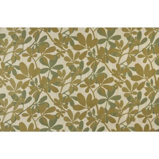 A0030A Green Abstract Leaves Contemporary Upholstery Fabric (By The