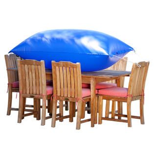Duck Covers  76L Square Patio Table and Chairs Cover with Inflatable