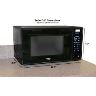 Sharp  Mid Size 1.1 Cu. Ft. 1000W Microwave Oven in Pearl Silver