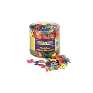 Wonderfoam Letters and Numbers, 1/2 Lb. Tub, Approximately 1,500 Pieces 4304