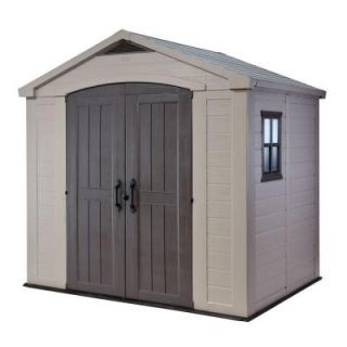 Keter Factor 8 ft. x 6 ft. Outdoor Storage Shed 213039